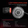 1x L&uuml;fterkupplung K&uuml;hlerl&uuml;fte f&uuml;r VW Passat 3B Audi A4 B5 B6 A6 C5 Skoda Superb I