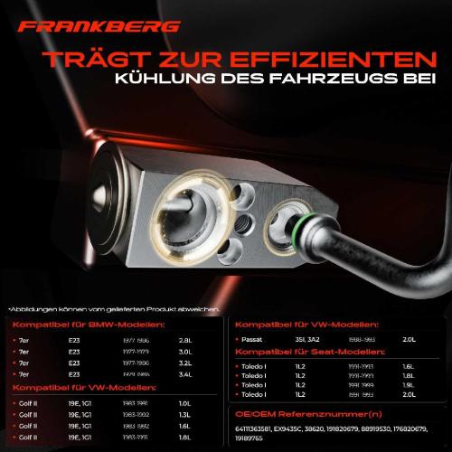 1x Expansionsventil Klimaanlage für VW Golf II Passat Jetta II BMW 7er E23 Seat 1L Bild 1x Expansionsventil Klimaanlage für VW Golf II Passat Jetta II BMW 7er E23 Seat 1L