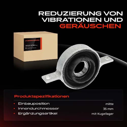 1x Lagerung Gelenkwelle Kardanwellenlager für BMW X3 F25 X5 F15 F85 sDrive Bild 1x Lagerung Gelenkwelle Kardanwellenlager für BMW X3 F25 X5 F15 F85 sDrive