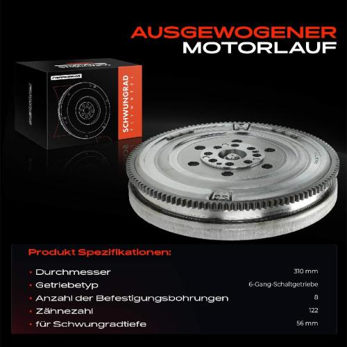 1x Schwungrad Zweimassenschwungrad für BMW 1er E81 E87 3er E90 E91 5er E60 E61 X1 E84 X3 E83 Bild 1x Schwungrad Zweimassenschwungrad für BMW 1er E81 E87 3er E90 E91 5er E60 E61 X1 E84 X3 E83