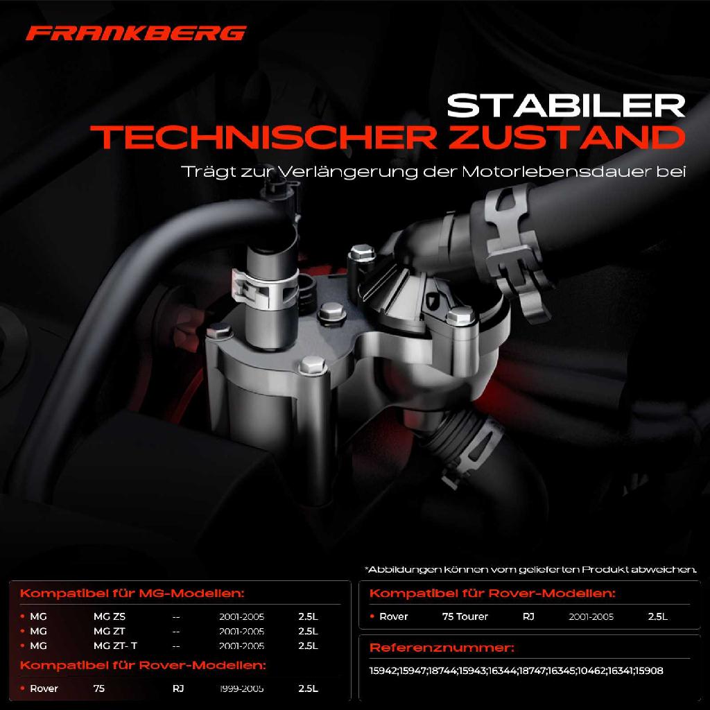 1x Thermostat Kühlmittel für MG MG ZS 180 ZT 190 MG ZT-T Rover 75 Tourer RJ 2.5L