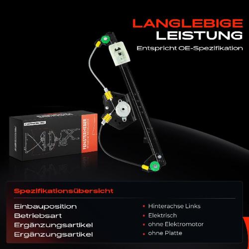 Frankberg 1x Fensterheber Hinten Links für Fiat Tipo Schrägheck 356 357 Bild Frankberg 1x Fensterheber Hinten Links für Fiat Tipo Schrägheck 356 357