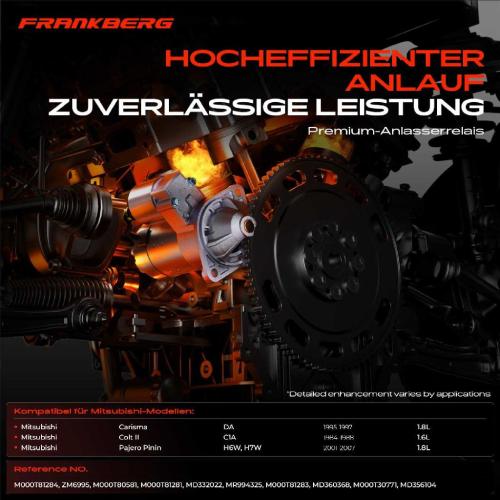 1x Magnetschalter Starter für Mitsubishi Colt II Carisma Pajero Pinin 1.6L 1.8L Bild 1x Magnetschalter Starter für Mitsubishi Colt II Carisma Pajero Pinin 1.6L 1.8L