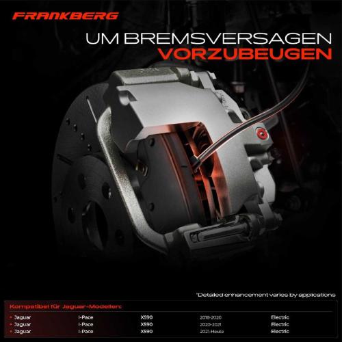 Frankberg 1x Warnkontakt Bremsbelagverschleiß Hinterachse für Jaguar I-Pace X590 EV320 EV400 AWD Bild Frankberg 1x Warnkontakt Bremsbelagverschleiß Hinterachse für Jaguar I-Pace X590 EV320 EV400 AWD