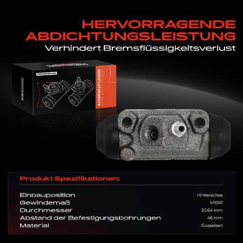 1x Radbremszylinder Hinten für KIA Sportage SUV Van 2.0L 1997-2003 Bild 1x Radbremszylinder Hinten für KIA Sportage SUV Van 2.0L 1997-2003