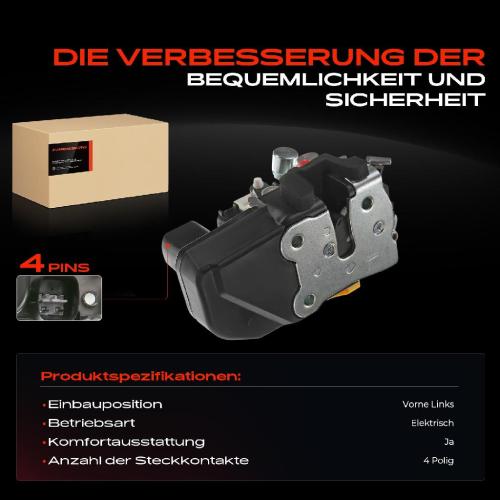 1x Türschloss Vorne Links für Jeep Grand Cherokee III WH WK 3.0L 3.7L 4.7L 5.6L 6.1L 2004-2011 Bild 1x Türschloss Vorne Links für Jeep Grand Cherokee III WH WK 3.0L 3.7L 4.7L 5.6L 6.1L 2004-2011