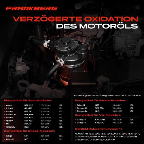 1x Ölabscheider Kurbelgehäuseentlüftung für VW Polo 6C Jetta IV Skoda Seat Ibiza IV Bild 1x Ölabscheider Kurbelgehäuseentlüftung für VW Polo 6C Jetta IV Skoda Seat Ibiza IV