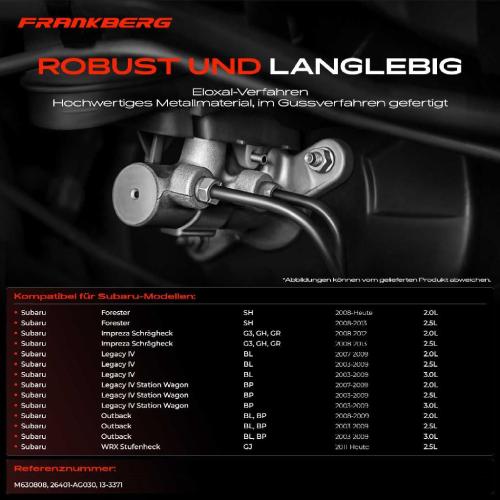 1x Hauptbremszylinder Bremszylinder für Subaru Outback WRX Impreza Forester Legacy Bild 1x Hauptbremszylinder Bremszylinder für Subaru Outback WRX Impreza Forester Legacy