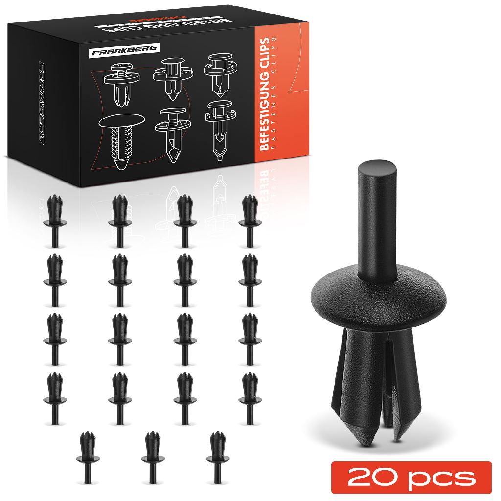 Frankberg 20x Befestigungsclips Radkasten für BMW 3er Touring Coupe E36 E46 E91 Seat Leon
