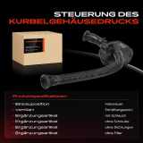 1x Ventil Kurbelgehäusentlüftung für Porsche Cayenne 9PA 3.2L 2003-2007