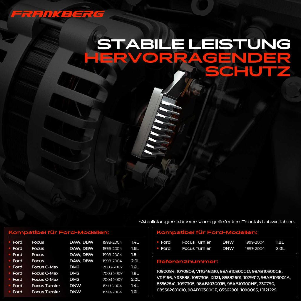 1x Lichtmaschinenregler Generatorregler für Ford Focus DAW DBW Focus Turnier DNW