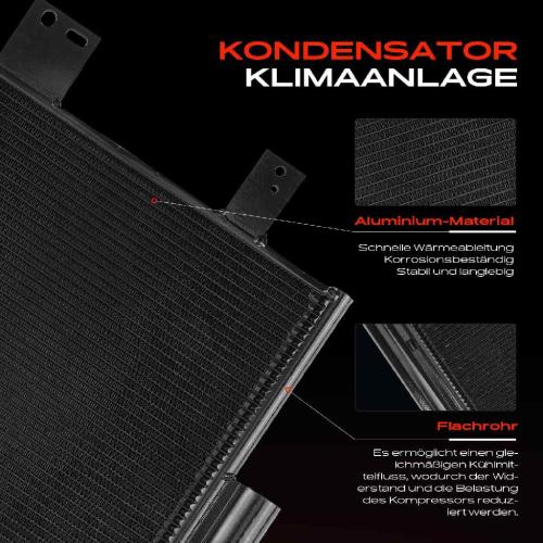 1x Kondensator Klimaanlage für Daihatsu Materia 1.3L 1.5L 2006-2012 Bild 1x Kondensator Klimaanlage für Daihatsu Materia 1.3L 1.5L 2006-2012