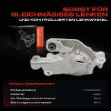 1x Achsschenkel Radaufhängung Hinterachse Links für VW Tiguan AD1 AX1 1.4L 2.0L Bj ab 2016