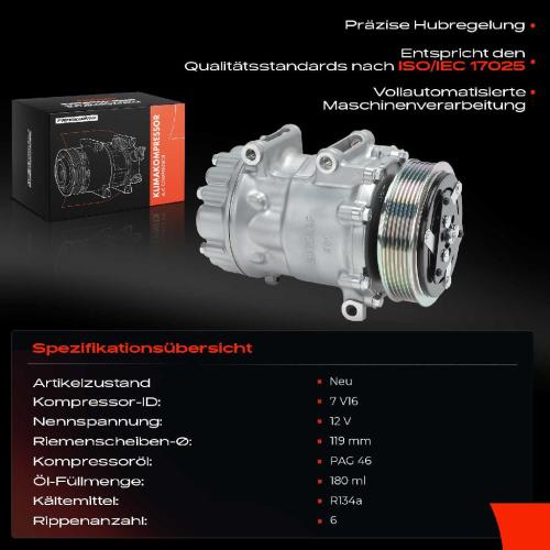 1x Klimakompressor für Citroen C8 Fiat Peugeot Toyota Lancia Bild 1x Klimakompressor für Citroen C8 Fiat Peugeot Toyota Lancia