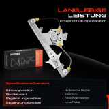 1x Fensterheber Hinten Rechts für Opel Insignia A 2008-2017