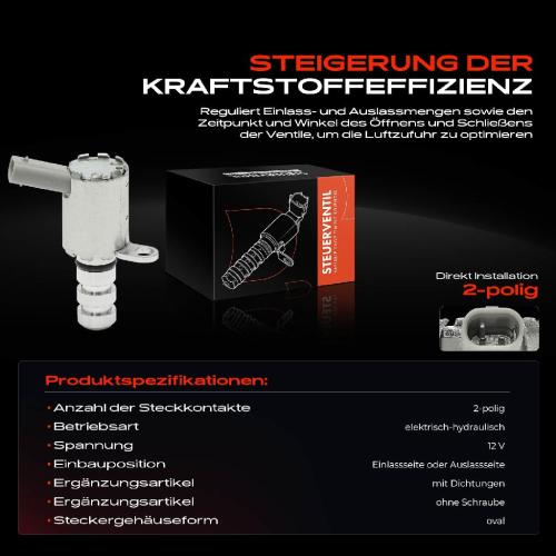 1x Steuerventil Nockenwellenverstellung für VW Golf VI Passat Audi A3 A4 A6 A7 A8 Q5 TT Seat Skoda Bild 1x Steuerventil Nockenwellenverstellung für VW Golf VI Passat Audi A3 A4 A6 A7 A8 Q5 TT Seat Skoda