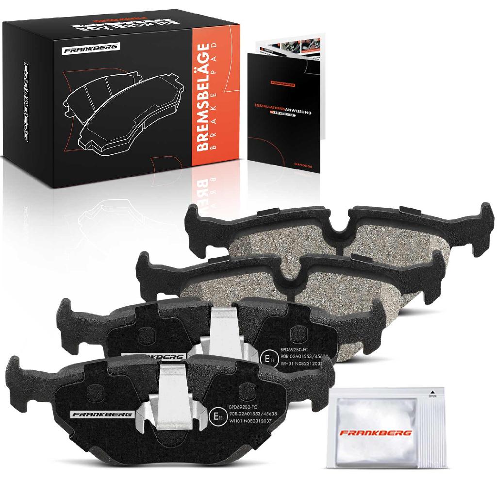 4x Bremsbeläge Hinterachse für BMW 5er Touring E39 Alpina B10 B10 Kombi 1995-2004