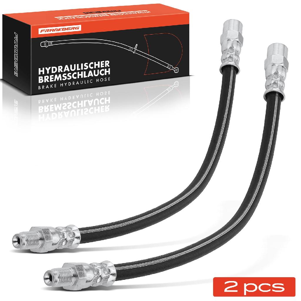 2x Bremsschlauch Bremsschläuche Hinterachse Links oder Rechts für Mercedes-Benz W202 A124 C123 W116 W126 W140