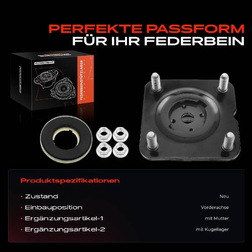 1x Domlager Federbeinstütz lager für Mazda CX-7 ER CX-9 TB 2.2L-3.7L 2006-2013 Bild 1x Domlager Federbeinstütz lager für Mazda CX-7 ER CX-9 TB 2.2L-3.7L 2006-2013