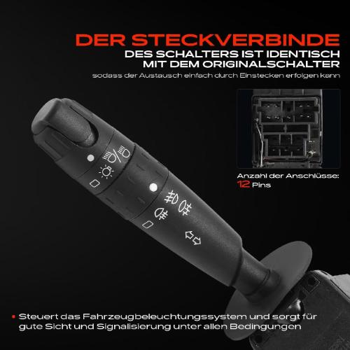 1x Kombischalter Lenkstockschalter für Citroën Xantia X1 X2 Peugeot 406 8B 8E 8C Bild 1x Kombischalter Lenkstockschalter für Citroën Xantia X1 X2 Peugeot 406 8B 8E 8C