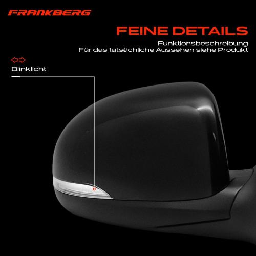 Frankberg 1x Außenspiegel Rechts für Hyundai i20 PB PBT 1.1L 1.2L 1.4L 1.6L 2012-2015 Bild Frankberg 1x Außenspiegel Rechts für Hyundai i20 PB PBT 1.1L 1.2L 1.4L 1.6L 2012-2015