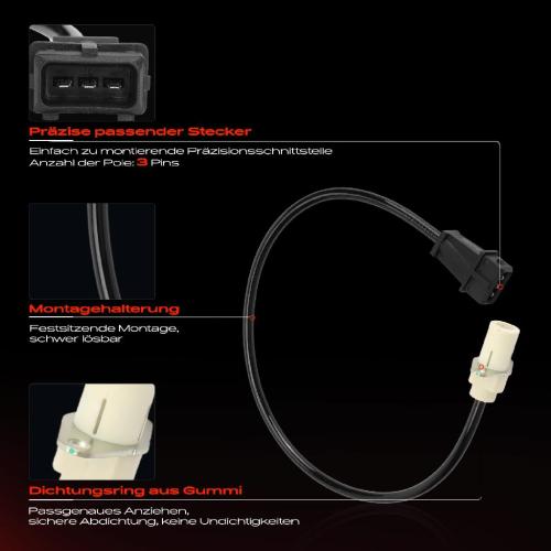 1x Kurbelwellensensor Impulsgeber für Fiat Cinquecento 170 Panda Seicento/600 0.9L Bild 1x Kurbelwellensensor Impulsgeber für Fiat Cinquecento 170 Panda Seicento/600 0.9L