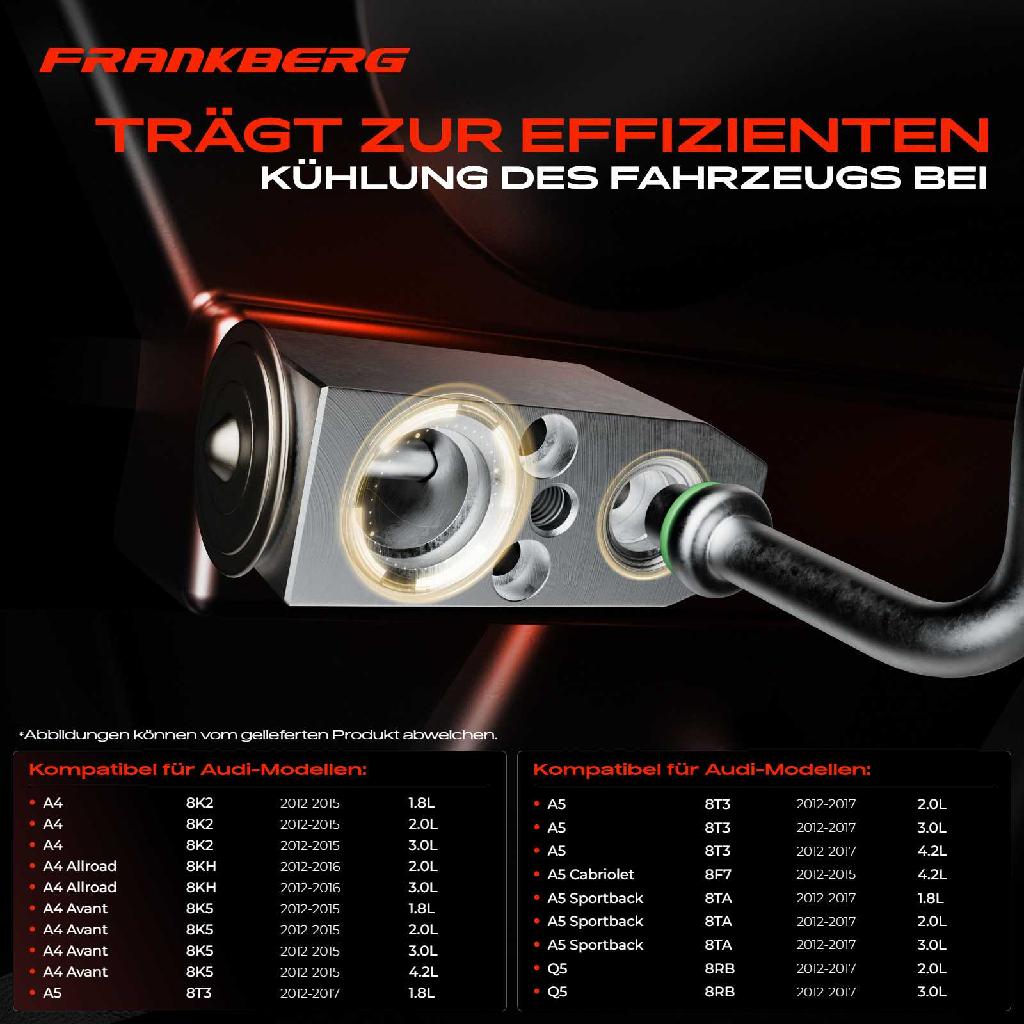 1x Expansionsventil Klimaanlage für Audi A4 8K A5 8T 8F Q5 8RB 2.0L 3.0L 2007-2017