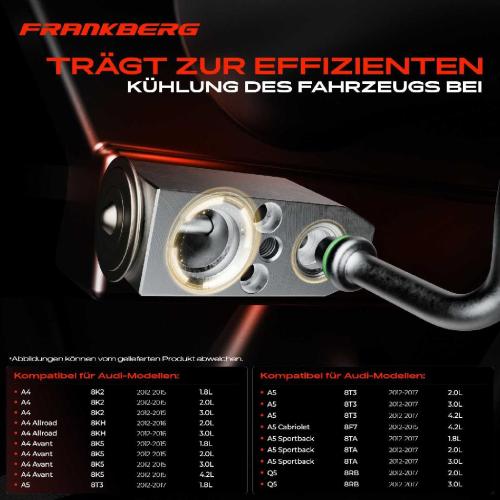 1x Expansionsventil Klimaanlage für Audi A4 8K A5 8T 8F Q5 8RB 2.0L 3.0L 2007-2017 Bild 1x Expansionsventil Klimaanlage für Audi A4 8K A5 8T 8F Q5 8RB 2.0L 3.0L 2007-2017