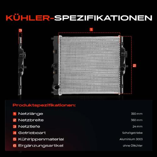 1x Kühler Wasserkühler Motorkühler für Honda Civic V VI Hatchback Coupe Fastback Bild 1x Kühler Wasserkühler Motorkühler für Honda Civic V VI Hatchback Coupe Fastback