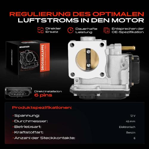 1x Drosselklappe Drosselklappenstutzen für Honda Jazz IV GK 1.3L 2015-2021 Bild 1x Drosselklappe Drosselklappenstutzen für Honda Jazz IV GK 1.3L 2015-2021