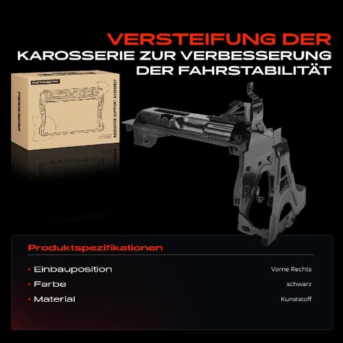 1x Scheinwerferaufnahme Vorne Rechts für BMW 5er F10 5er Touring Bild 1x Scheinwerferaufnahme Vorne Rechts für BMW 5er F10 5er Touring