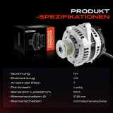 1x Lichtmaschine Generator für Toyota Dyna KD Land Cruiser Prado