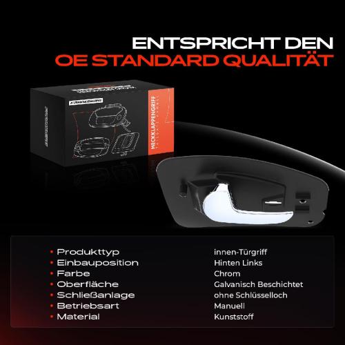 1x Türgriff Hinten Links innen für Opel Combo Kasten/Großraumlimousine Tour Corsa C Kasten/Schrägheck Meriva Bild 1x Türgriff Hinten Links innen für Opel Combo Kasten/Großraumlimousine Tour Corsa C Kasten/Schrägheck Meriva