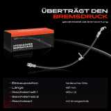 1x Bremsschlauch Bremsschläuche Vorderachse Links für Toyota Celica AT20 ST20 1.8L-2.0L