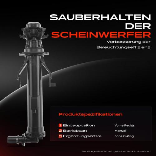 1x Scheinwerferreinigung Waschwasserdüse Vorne Rechts für VW Golf VII 5G1 BE1 BE2 BQ1 Bild 1x Scheinwerferreinigung Waschwasserdüse Vorne Rechts für VW Golf VII 5G1 BE1 BE2 BQ1