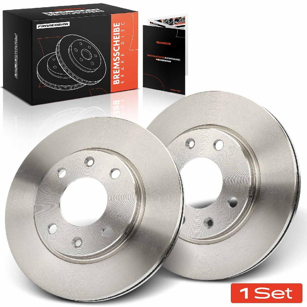 2x Bremsscheiben Vorderachse für Peugeot 106 I II Van 205 206 Schrägheck Stufenheck SW 206 306