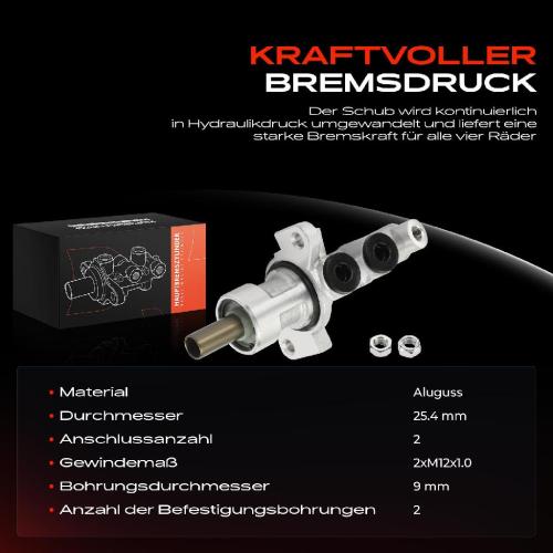 1x Hauptbremszylinder Bremszylinder für Mercedes-Benz CLK C208 55 AMG W210 E 430 Bild 1x Hauptbremszylinder Bremszylinder für Mercedes-Benz CLK C208 55 AMG W210 E 430