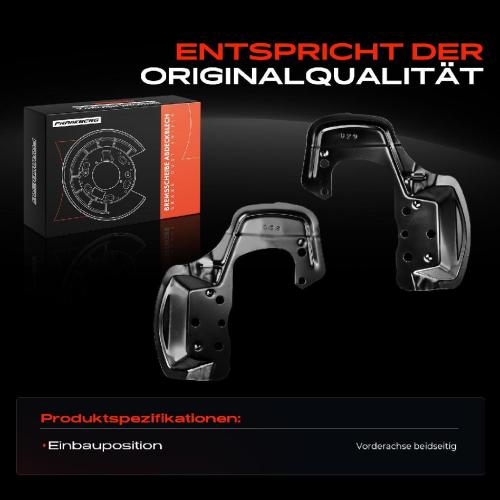2x Ankerblech Bremsscheibe Vorderachse Beidseitig für Opel Astra F T92 Calibra A C89 Bild 2x Ankerblech Bremsscheibe Vorderachse Beidseitig für Opel Astra F T92 Calibra A C89