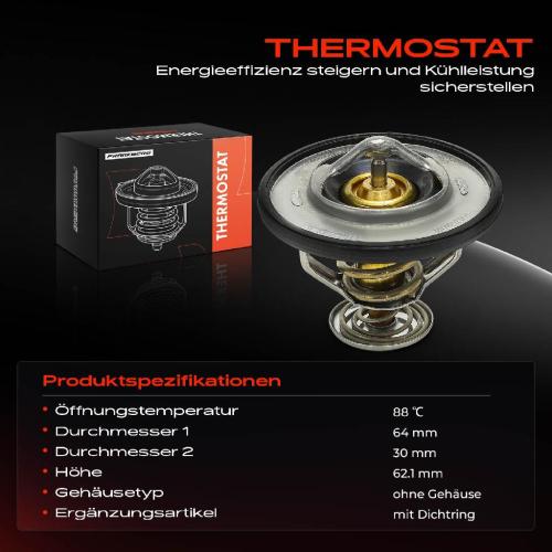 1x Thermostat Kühlmittel für Honda Civic IX FK 2012-2016 Bild 1x Thermostat Kühlmittel für Honda Civic IX FK 2012-2016