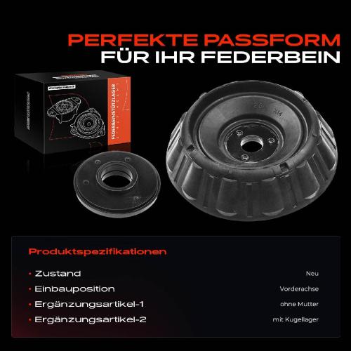 1x Domlager Federbeinstütz lager für Hyundai Accent IV Stufenheck i10 i20 KIA Rio III Hatchback Van Bild 1x Domlager Federbeinstütz lager für Hyundai Accent IV Stufenheck i10 i20 KIA Rio III Hatchback Van