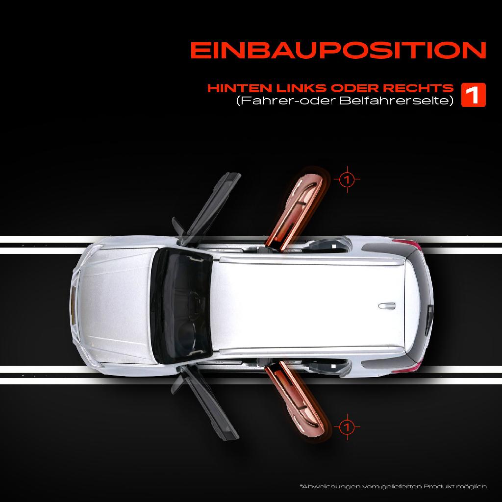 1x Türfeststeller Türfangband Türstopper Hinten für Fiat Punto Kasten/Schrägheck 188