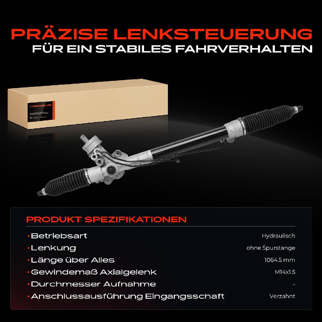 1x Lenkgetriebe Servolenkgetriebe für Audi A6 4B C5 1997-2005 1.8L-4.2L