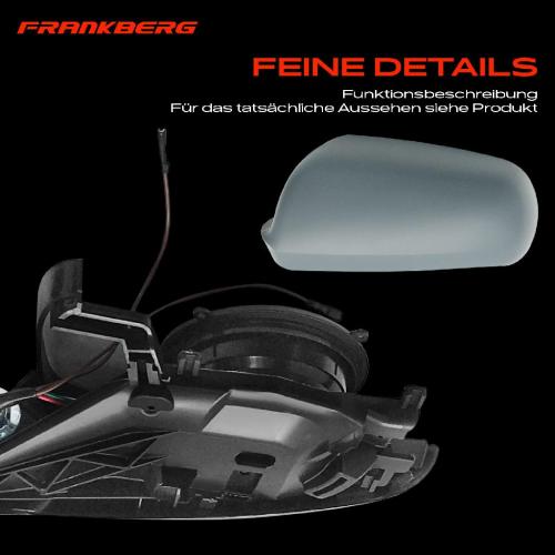 Frankberg 1x Außenspiegel Links für Skoda Fabia I 6Y2 6Y5 6Y3 1.0L 1.2L 1.4L 1.9L 2.0L Bild Frankberg 1x Außenspiegel Links für Skoda Fabia I 6Y2 6Y5 6Y3 1.0L 1.2L 1.4L 1.9L 2.0L