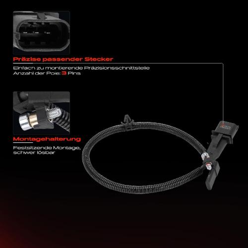 Frankberg 1x Kurbelwellensensor Impulsgeber für Opel Astra J Insignia A Zafira Mokka 1.6L 1.8L Bild Frankberg 1x Kurbelwellensensor Impulsgeber für Opel Astra J Insignia A Zafira Mokka 1.6L 1.8L