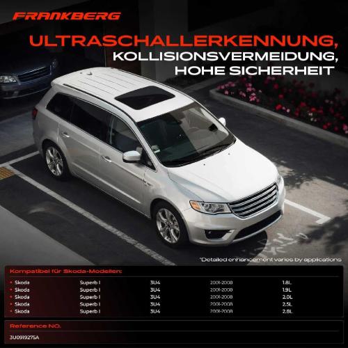 Frankberg 4x Parksensor PDC Sensor Hinten für Skoda Superb I 3U4 1.8L 1.9 2.0L 2.5L 2.8L Bild Frankberg 4x Parksensor PDC Sensor Hinten für Skoda Superb I 3U4 1.8L 1.9 2.0L 2.5L 2.8L
