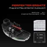 1x Widerstand Vorwiderstand Gebläsemotor für VW Touareg 7P5/6 Porsche Cayenne 92A