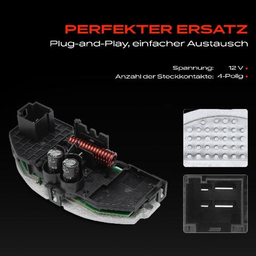 1x Widerstand Vorwiderstand Gebläsemotor für VW Touareg 7P5/6 Porsche Cayenne 92A Bild 1x Widerstand Vorwiderstand Gebläsemotor für VW Touareg 7P5/6 Porsche Cayenne 92A