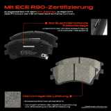 4x Bremsbeläge Vorderachse für Mazda 6 Hatchback Station Wagon Stufenheck 2002-2008