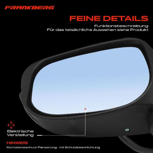 1x Außenspiegel Links für Honda Jazz III GE GG GP ZA 1.2L 1.3L 1.5L 2007-2015 Bild 1x Außenspiegel Links für Honda Jazz III GE GG GP ZA 1.2L 1.3L 1.5L 2007-2015