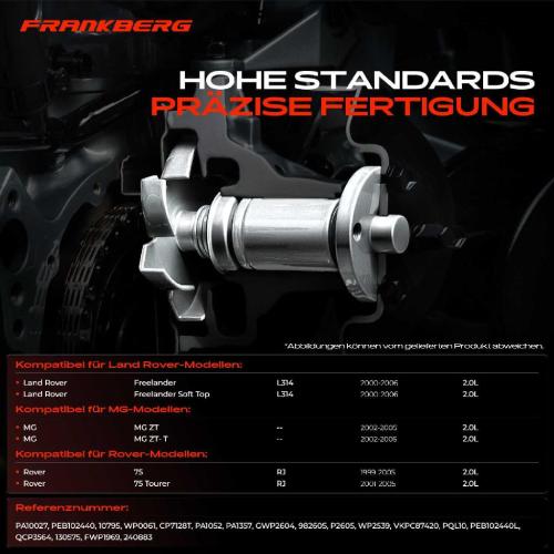 1x Wasserpumpe Kühlwasserpumpe für Land Rover Freelander LN L359 Rover 75 MG MG ZT Bild 1x Wasserpumpe Kühlwasserpumpe für Land Rover Freelander LN L359 Rover 75 MG MG ZT